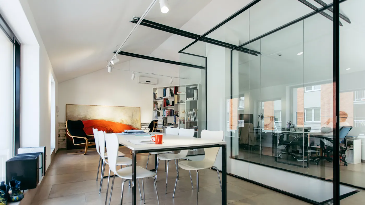 Schoon en representatief kantoorinterieur